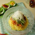 トマトとキムチのジャージャー麺
