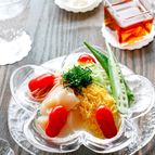 ホタテde冷しうどん。