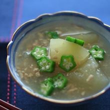圧力鍋で!冬瓜の梅そぼろ煮
