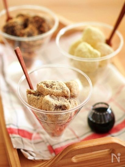 片栗粉で作る!超簡単　黒糖わらびもち