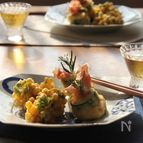 夏野菜のフリット「とうもろこしとコリアンダー」