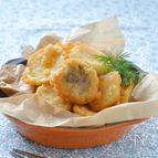 エリンギのチーズ風味フリット