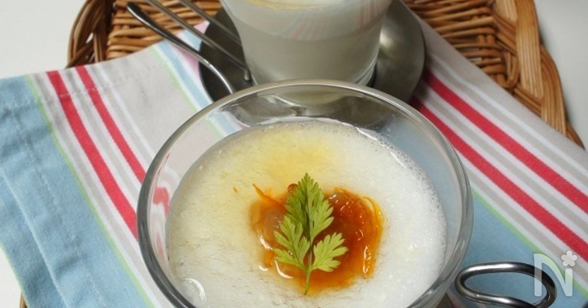 豆乳のブランマンジェ