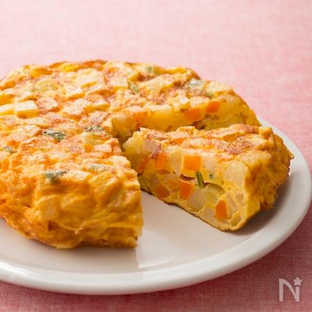 おいしい野菜オムレツのレシピ