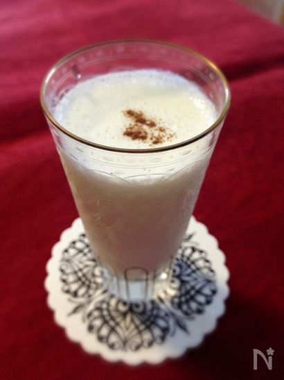 梨のシナモンフローズンドリンク