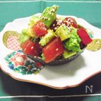 マグロとアボカドの中華和え