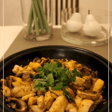 FISH TAJINE *お魚ときのこのタジン*
