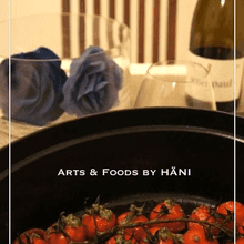 Vine tomatoes with pesto