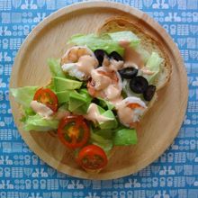 朝食の提案　コブさんもびっくり!コブサラダ。