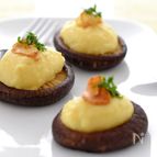 しいたけのアリオリマッシュポテトのせ