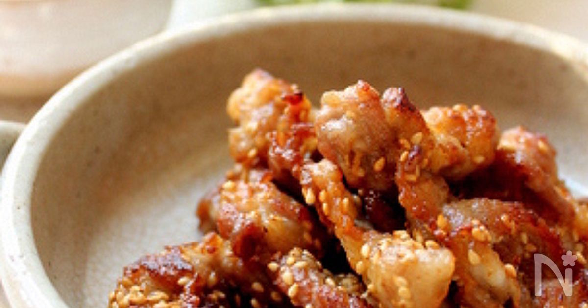 おつまみ豚こま肉のから揚げ