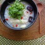 鶏の薬膳スープ粥