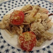 いろいろキノコの香草パン粉焼き