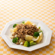蒸し野菜のきのこあんかけ