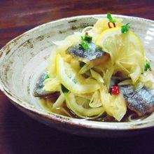秋刀魚のレモン風味南蛮漬け