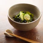 わかめときゅうりとキヌアの酢の物