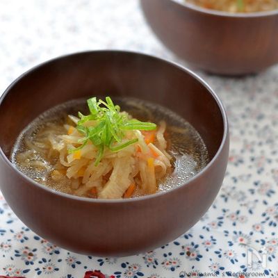 切り干し大根の食べるスープ