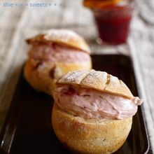 苺とフランボワーズのチーズクリーム☆