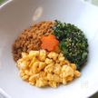 高野豆腐の三色丼