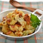 カリフラワーのカリカリチーズ焼き