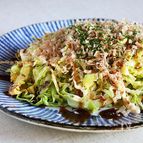 レンジで6分、キャベたまお好み風