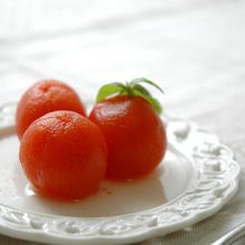 まるごとトマトのはちみつスイーツ。