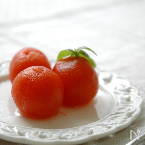 まるごとトマトのはちみつスイーツ。
