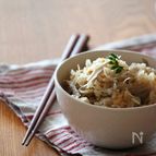 しらすゴボウの炊き込みご飯。