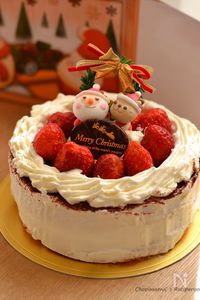 チョコパリショートケーキ(デコレーション)