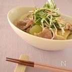 薬味たっぷり塩肉じゃが