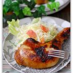 骨付きチキンのオーブン焼き