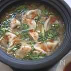 四川風な餃子鍋
