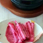 赤大根の甘酢づけ　昆布風味
