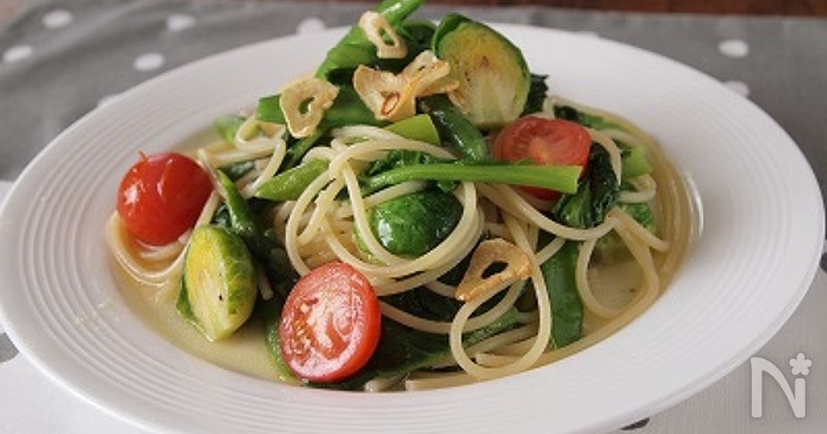 クミン入りグリル野菜パスタのレシピ