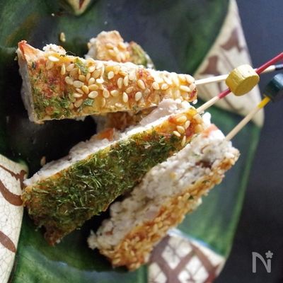 おせちにお弁当に☆野菜たっぷり鶏松風