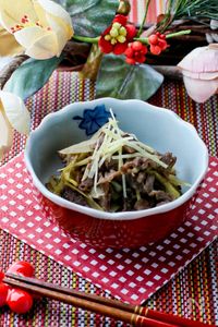 牛肉のしぐれ煮。