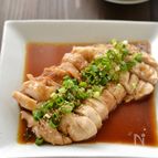 中華風レンジ蒸し鶏