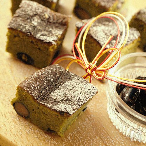 【HM使用】黒豆入りガトー抹茶
