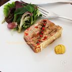 無花果と茸とパプリカのパテドカンパーニュ