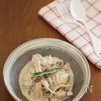 鶏肉のマスタードクリーム煮込み