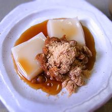 納豆きな粉のみたらし餅