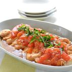 汁だくトマトみそ鶏