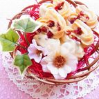 クランベリーとホワイトチョコのヴィエノワ(ウィーン風サブレ)