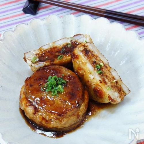 照り焼きれんこんつくねバーグ