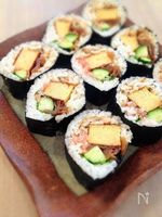 簡単穴子の太巻き