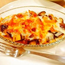 なすの和風チーズグラタン