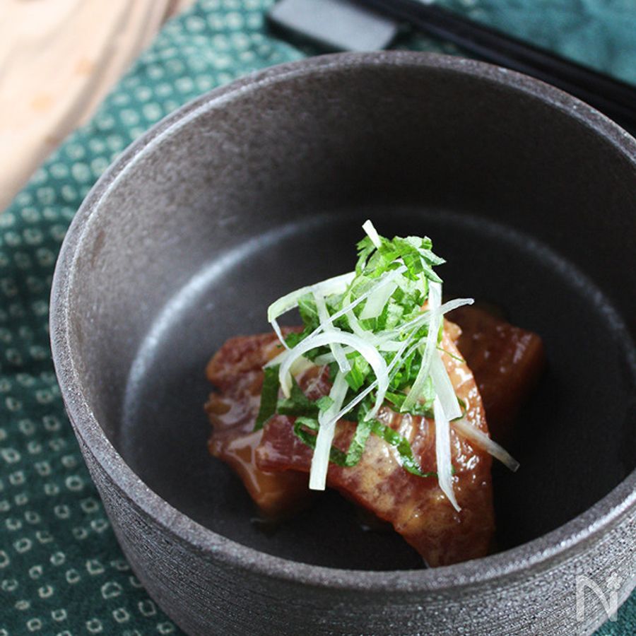 マグロの胡麻まぶしジンジャークリーム添え レシピ