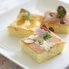 1度に焼く★3種のスクエアケーキ