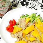 タバスコ入り　豚肉とかぼちゃのソテー
