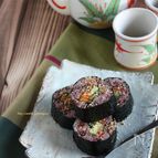 胡麻香るアボベジキムパの恵方巻き